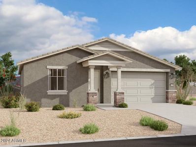 New construction Single-Family house 5516 W Olney Avenue, Laveen, AZ 85339 Violet Homeplan- photo 0