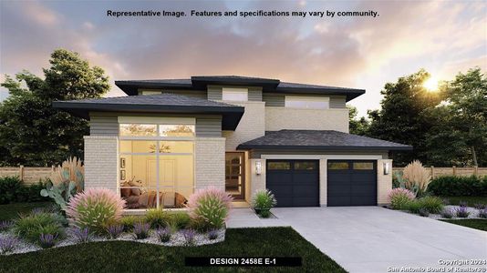 New construction Single-Family house 138 Besito, Boerne, TX 78006 Design 2458E- photo 1 1