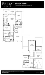 New construction Single-Family house 1412 Francesca Arden Way, Leander, TX 78641 Design 3095W- photo