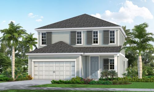 New construction Single-Family house 10149 Spruce River Way, Parrish, FL 34219 Heritage- photo 0
