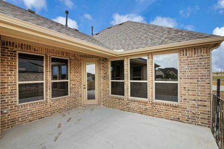 New construction Single-Family house 6121 Villaggio Trail, Fort Worth, TX 76123 Portico- photo 34 34