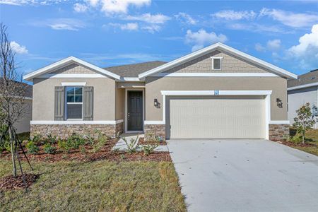 New construction Single-Family house 241 Hilltop Bloom Loop, Haines City, FL 33844 Slate- photo