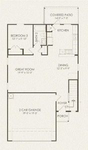 Pulte Homes, Lincoln floor plan