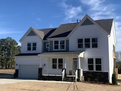 New construction Single-Family house 130 Shelby Meadow Lane, Angier, NC 27501 Stonefield- photo 0
