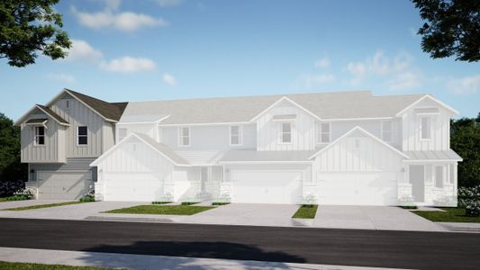 New construction Single-Family house 2573 Jack Nora Way, Round Rock, TX 78665 Barnett Plan- photo 0