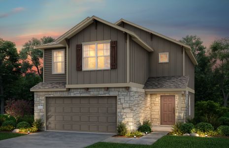 New construction Single-Family house 407 Papaya Drive, Buda, TX 78610 Pierce- photo 0