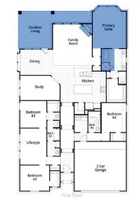 New construction Single-Family house 24930 Hibiscus Garden Way, Katy, TX 77493 Brentwood Plan- photo 2 2
