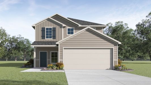 New construction Single-Family house 13314 Mancos Shale Rd, Mustang Ridge, TX 78610 The Nicole- photo 0 0