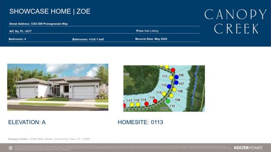New construction Single-Family house 5383 Sw Pomegranate Way, Palm City, FL 34990 Zoe- photo 1 1