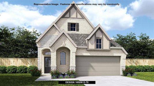 New construction Single-Family house 228 Palo Duro Bend, Rhome, TX 76078 Design 1650W- photo 0