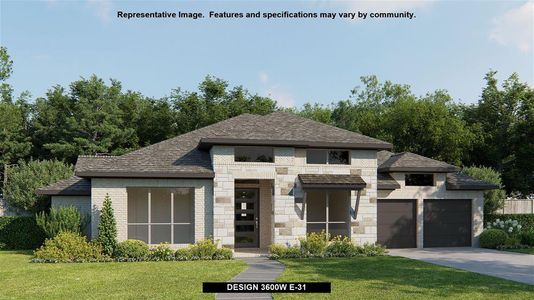 New construction Single-Family house Design 3600W, 3105 North Farm To Market 565 Road, Mont Belvieu, TX 77523 - photo