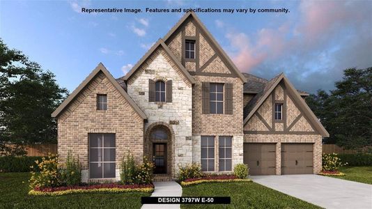 New construction Single-Family house 3333 Maidenhair Lane, Celina, TX 75009 Design 3797W- photo 0