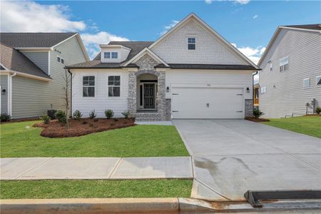 New construction Single-Family house 582 Redfish Way, Hoschton, GA 30548 Avery- photo 0