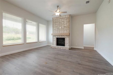 New construction Single-Family house 23 Cattle Drive, Castroville, TX 78009 Lodge (Side Entry)- photo