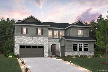 New construction Single-Family house 13875 Hanging Lake Street, Parker, CO 80138 Wellesley- photo 4 4