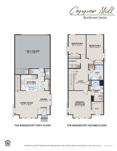 Bridgeport Rendering/Floor Plan Layout. 9' Ceiling Main/Upper