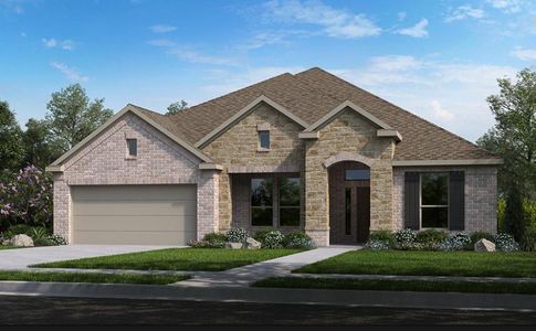New construction Single-Family house 1512 Caylea Bluff Ln, Georgetown, TX 78628 Pewter- photo 0