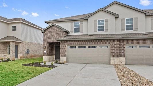 New construction Townhouse house 18512 Cremello Dr, Unit B, Manor, TX 78653 The Pecan- photo 0
