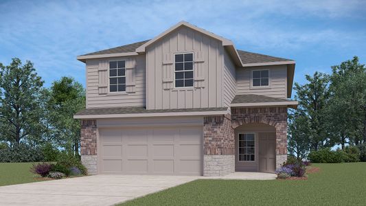 New construction Single-Family house The Kate, 104 Middle Green Loop, Floresville, TX 78114 - photo