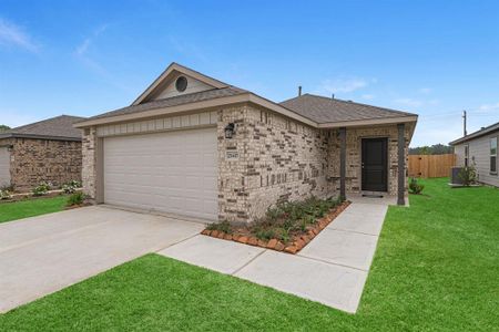 New construction Single-Family house 11571 Lazy Oaks Creek Drive, Magnolia, TX 77354 RC Somerville- photo 0