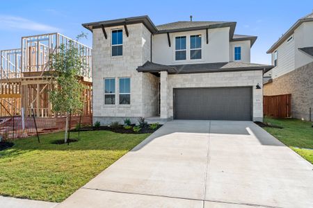 New construction Single-Family house 203 Lariat Loop, Liberty Hill, TX 78642 Linden- photo 25 25