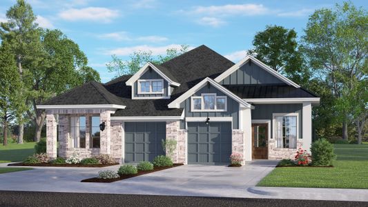 New construction Single-Family house 5131 Big Dipper Drive, Manvel, TX 77578 Countryside - Single Story Villas- photo 0 0