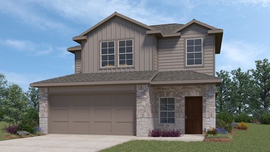 New construction Single-Family house The Florence, 104 Middle Green Loop, Floresville, TX 78114 - photo