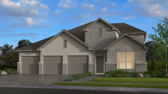 New construction Single-Family house Chrysolite, 204 Barton Oak Trail, Georgetown, TX 78628 - photo