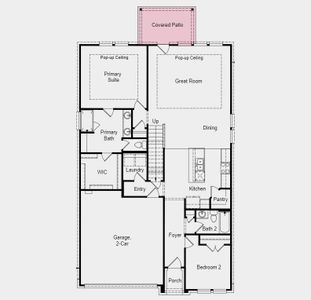 Structural options added include: covered outdoor living.