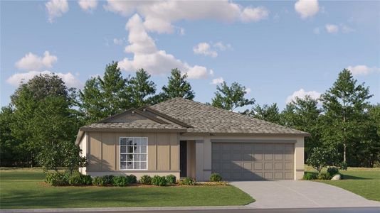 New construction Single-Family house 12621 Timber Moss Lane, Riverview, FL 33579 Hartford- photo 0