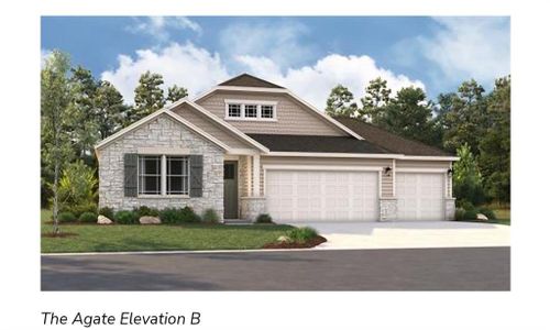 New construction Single-Family house 173 Silverton Ln, Cedar Creek, TX 78612 Agate- photo 0
