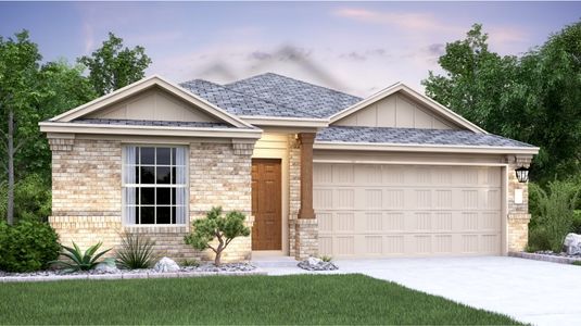 New construction Single-Family house Duff, 1605 Four Waters Loop, Georgetown, TX 78628 - photo