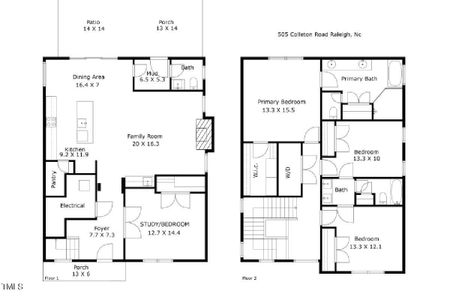 floor plan mls