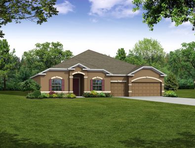 New construction Single-Family house The Livorno, 10238 Hexam Road, Brooksville, FL 34613 - photo