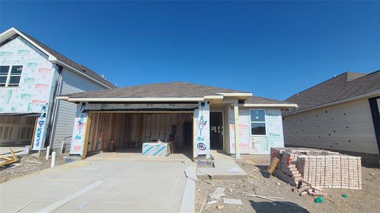 New construction Single-Family house 801 Palo Brea Loop, Hutto, TX 78634 Brodie Homeplan- photo 0