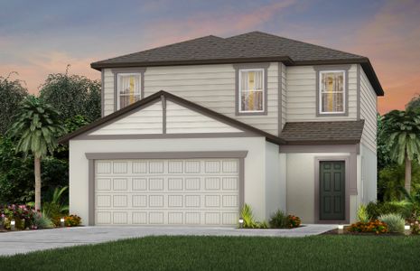 New construction Single-Family house 10528 Hidden Banks Glen, Parrish, FL 34219 Hamden- photo 0