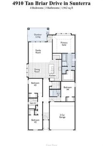 New construction Single-Family house 4910 Tan Briar, Katy, TX 77493 Bentley Plan- photo 1 1