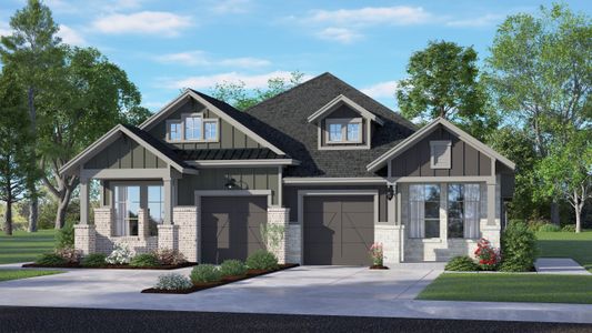 New construction Single-Family house 5127 Big Dipper Drive, Manvel, TX 77578 Carriagehouse - Single Story Villas- photo 3 3