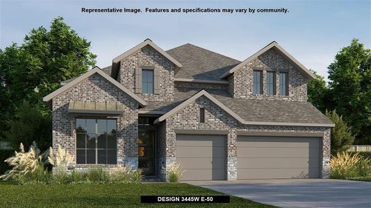 New construction Single-Family house Design 3445W, 8706 Fairway Palms Drive, Cypress, TX 77433 - photo