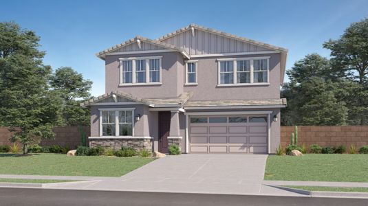 New construction Single-Family house 8352 E Paloma Ave, Mesa, AZ 85212 Cottonwood Plan 3524- photo 0