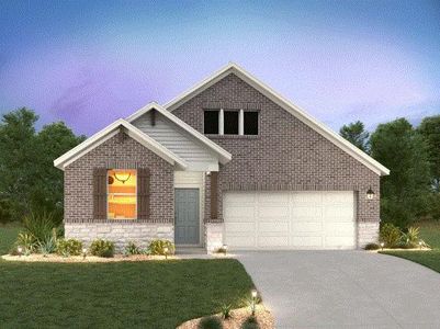 New construction Single-Family house 108 Pinyon Pine Pass, Hutto, TX 78634 Eleanor Homeplan- photo 0 0