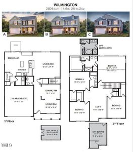 New construction Single-Family house 115 Moore Crk Drive, Fuquay Varina, NC 27526 Wilmington - photo 1 1