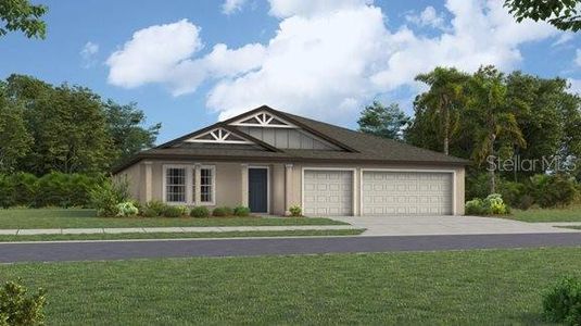 New construction Single-Family house 1809 Blue Orchid Avenue, Plant City, FL 33565 Lincoln- photo 0