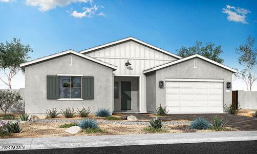 New construction Single-Family house 3890 E Gold Mountain Avenue, San Tan Valley, AZ 85143 Aster Plan 5005- photo 0