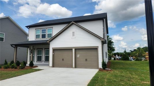 New construction Single-Family house 2162 Boxwood Circle Se, Conyers, GA 30094 Baker Homeplan- photo 2 2