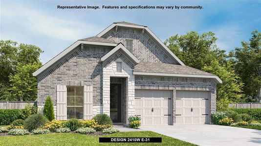 New construction Single-Family house 9928 Heeler Hand Trail, San Antonio, TX 78254 Design 2410W- photo 0 0