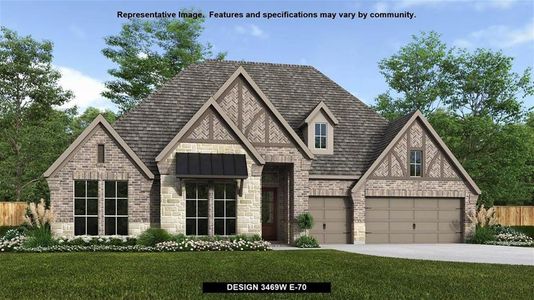 New construction Single-Family house 12102 Grassy Bend Drive, Mont Belvieu, TX 77523 Design 3469W- photo 1 1