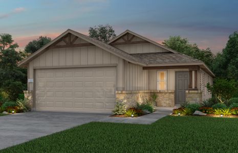 New construction Single-Family house 395 Papaya Drive, Buda, TX 78610 Taft- photo 0