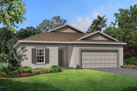 New construction Single-Family house 31911 Sapna Chime Drive, Wesley Chapel, FL 33545 Miranda- photo 0