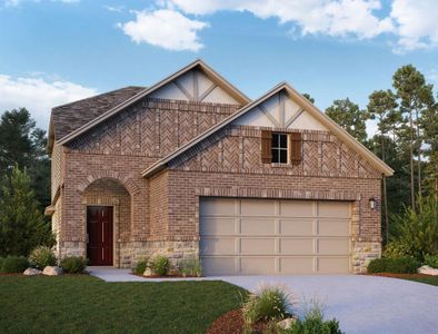 New construction Single-Family house 12875 Lime Stone Lane, Conroe, TX 77303 Dallas Homeplan- photo 0 0